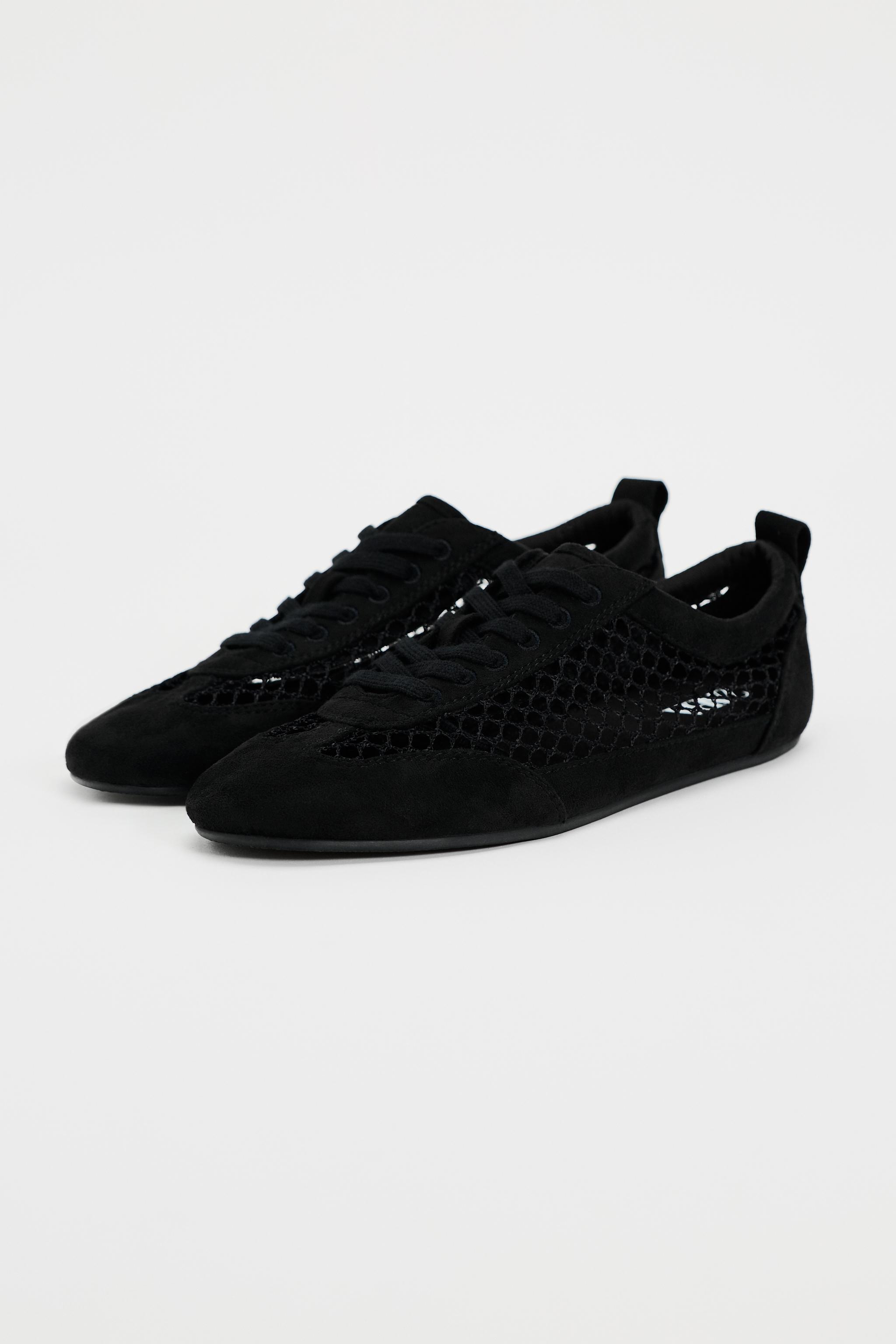 zara shoes black sneakers