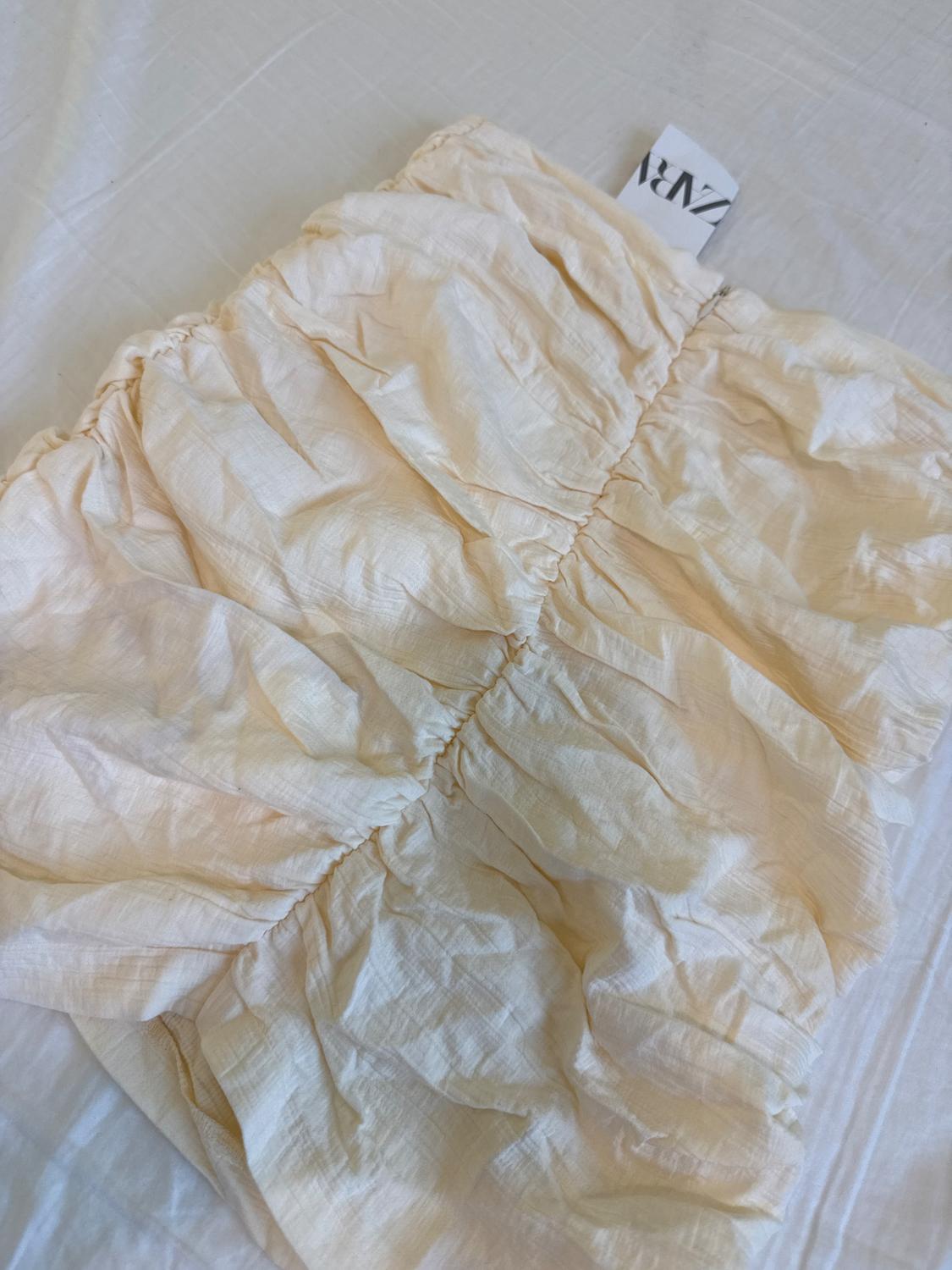 DRAPED MINI SKIRT - Image 4