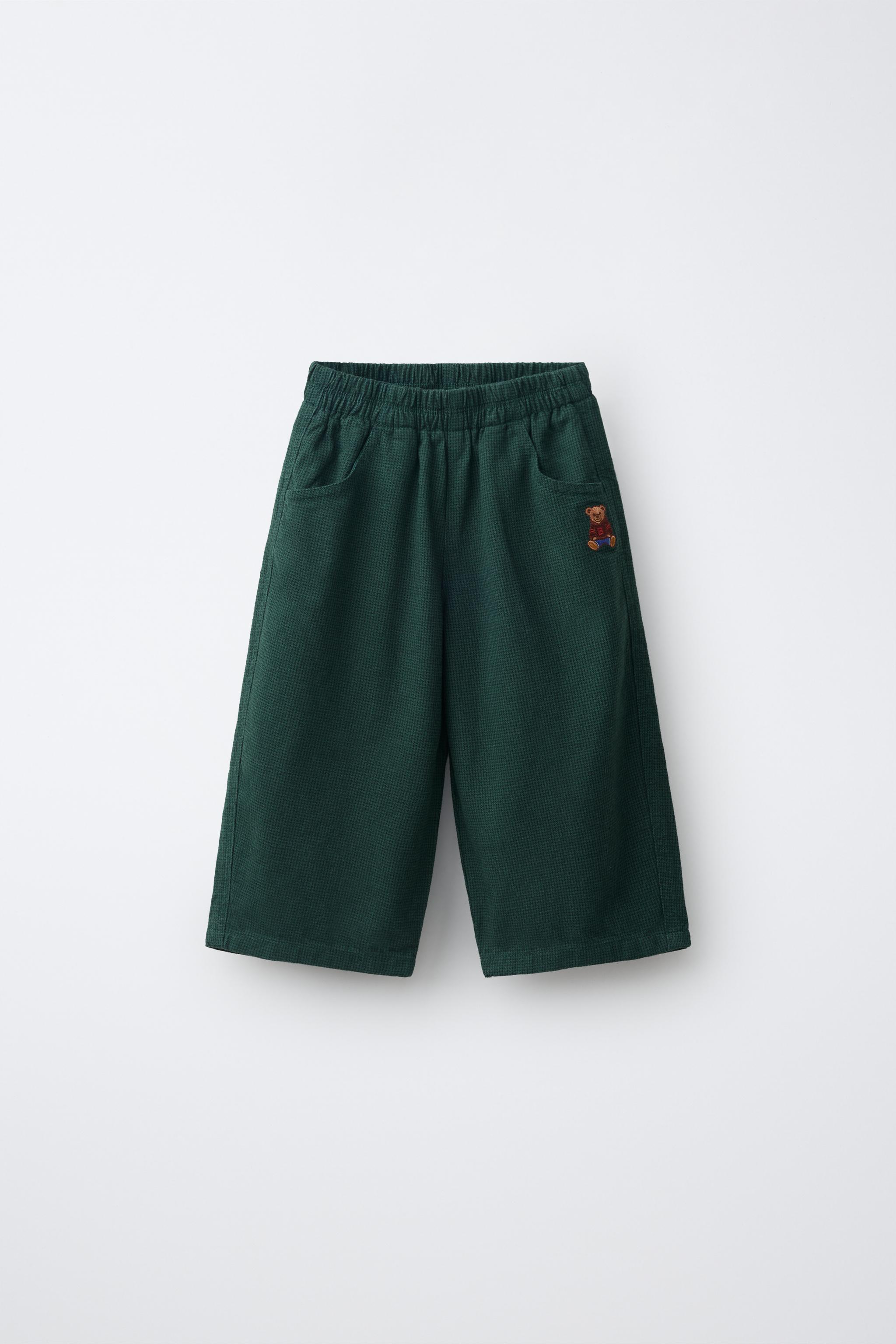 PANTALÓN BALLOON BORDADO OSO