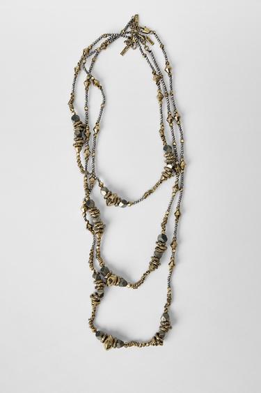 LOT DE 3 COLLIERS KATE MOSS X ZARA - Doré de Zara - Image 2