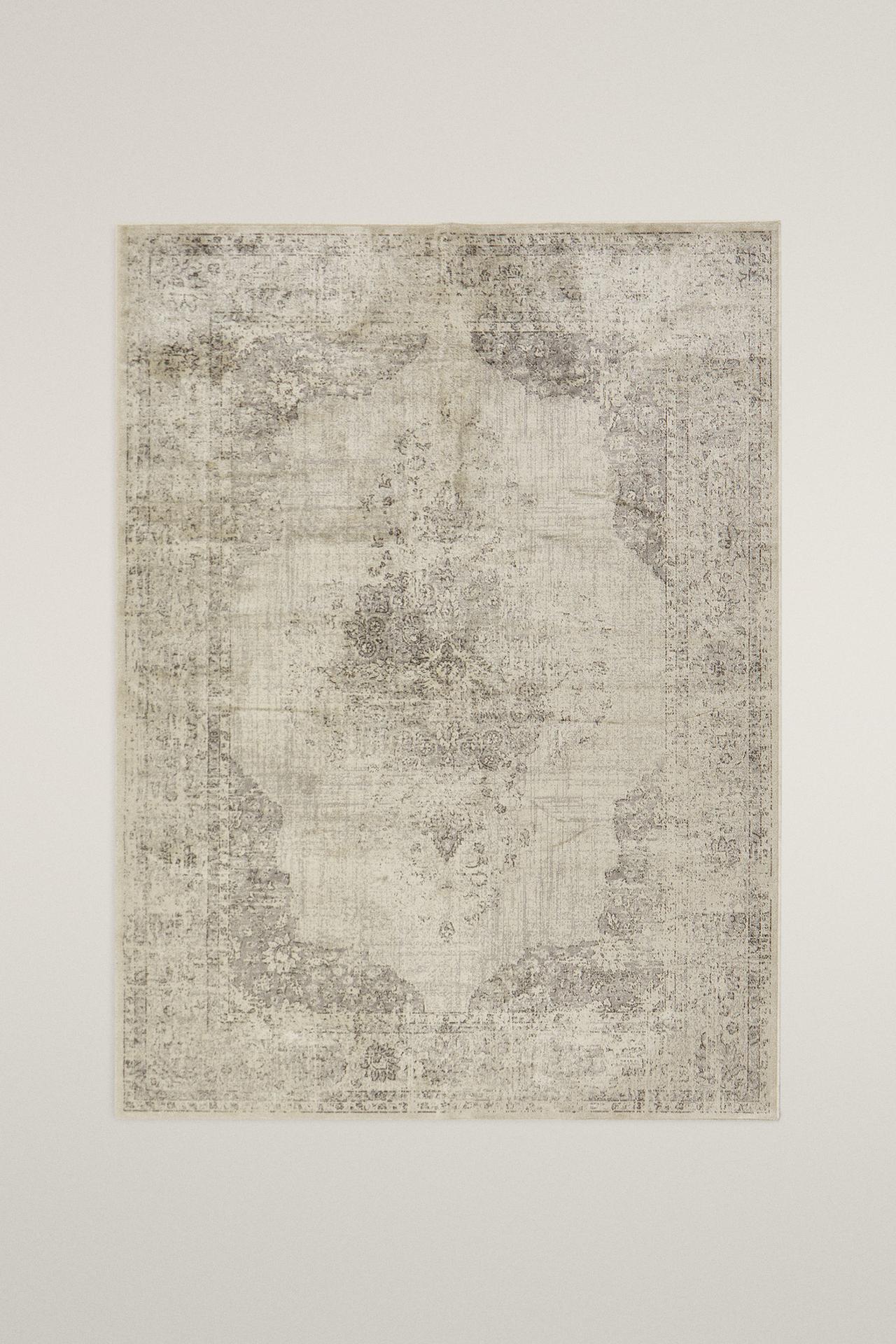 VINTAGE STYLE AREA RUG — Gray