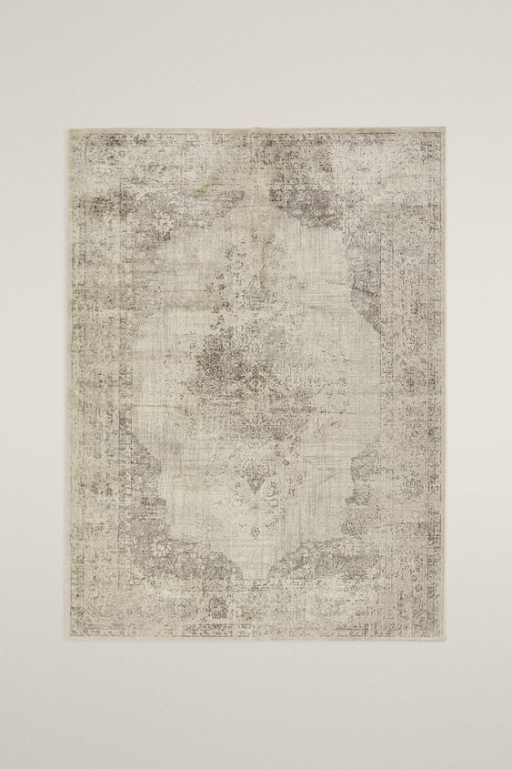 Tapis effet vieilli vintage - Gris de Zara - Image 1