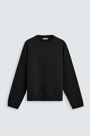 JERSEY ESTRUCTURA - Negro de Zara