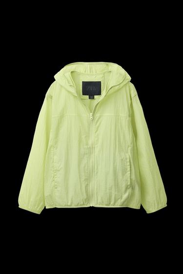 LEICHTE WINDBREAKER-JACKE MIT AUFBEWAHRUNGSTASCHE - Limettengrün von Zara - Bild 0
