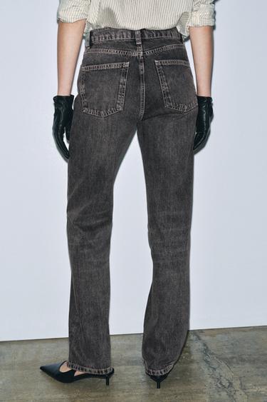 JEAN ZW COLLECTION DROIT TAILLE HAUTE - Gris de Zara - Image 2