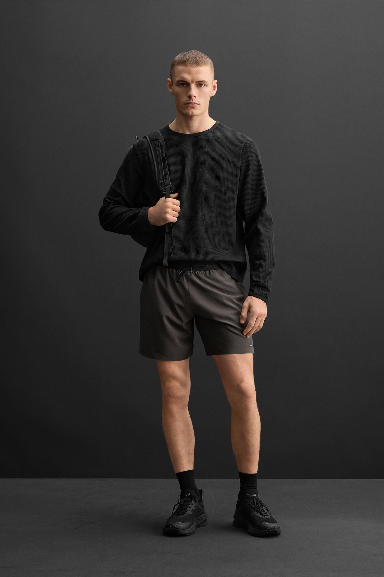 BASIC TRAINING SHORTS - Anthracite grey by Zara