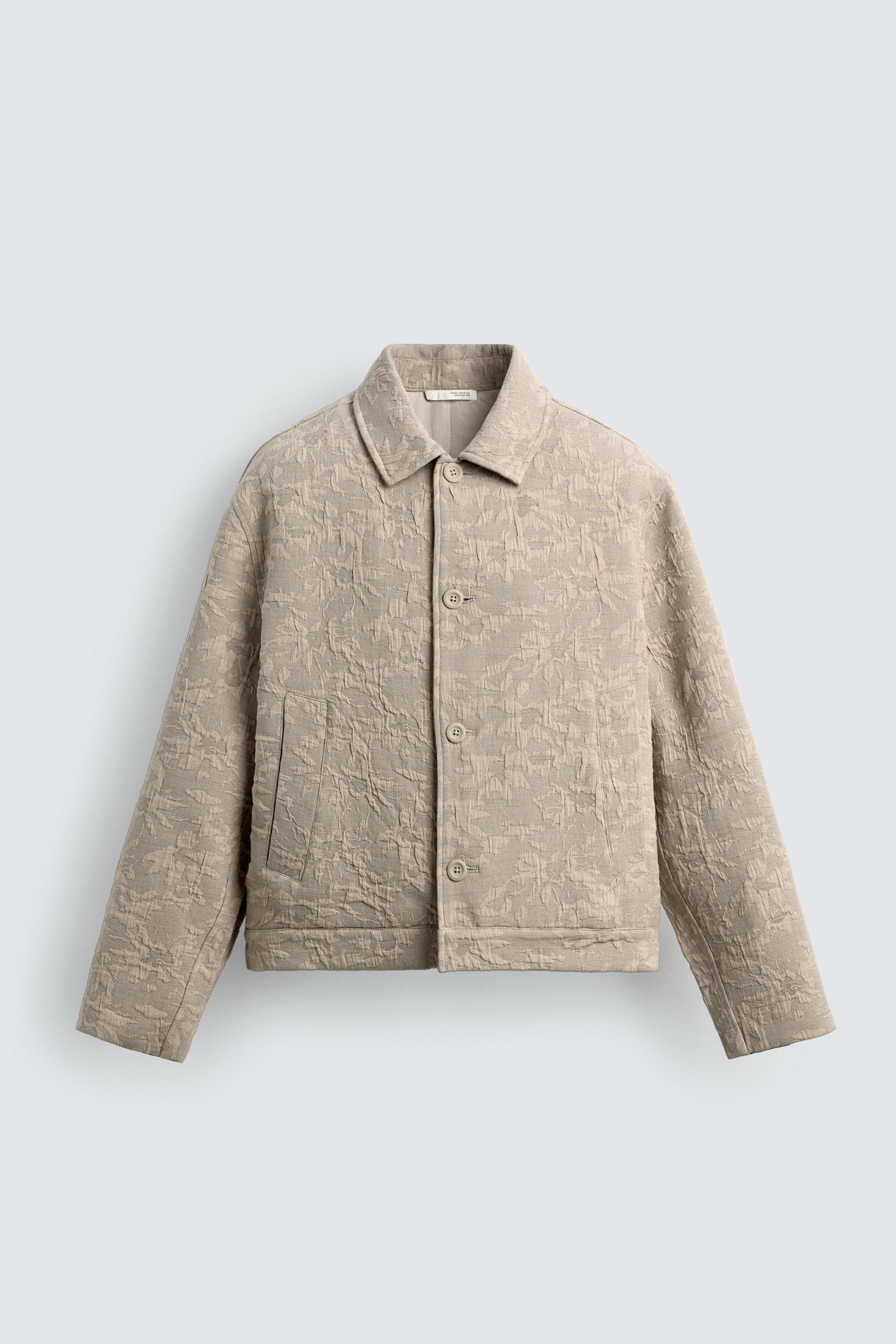 FLORAL JACQUARD JACKET