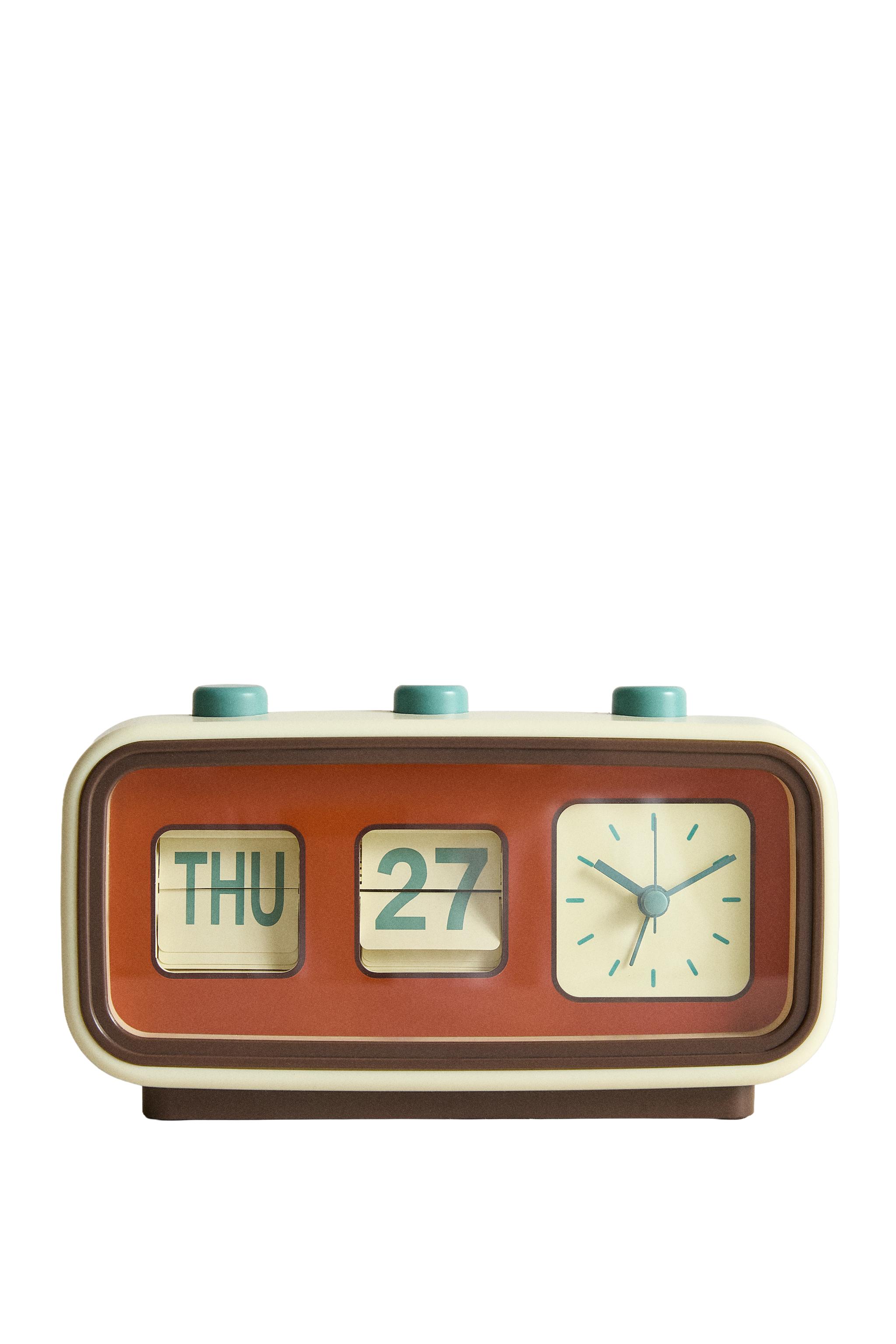 ALARM FLIP CALENDAR CLOCK - Multicoloured | ZARA United Kingdom