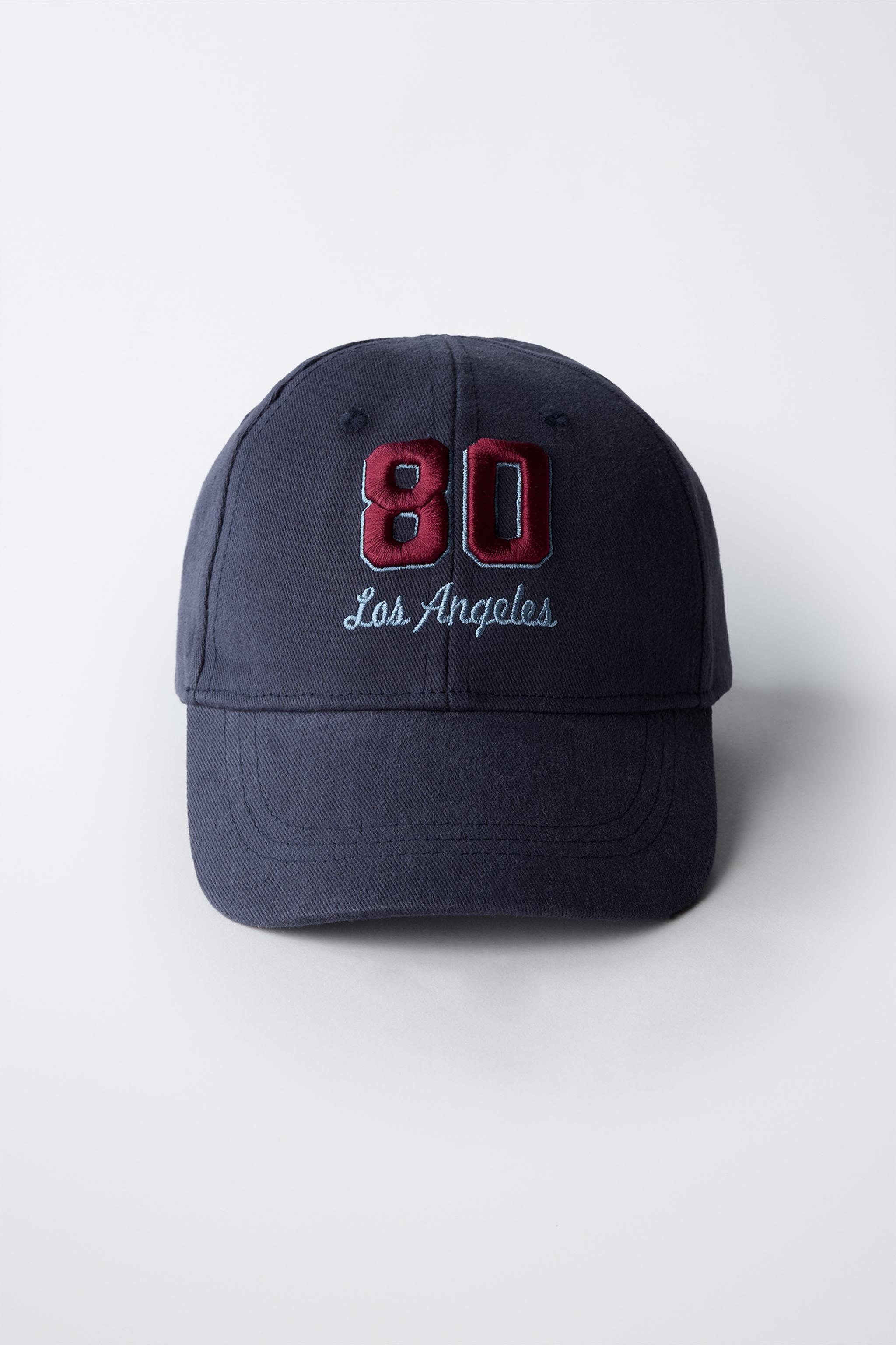 EMBROIDERED VARSITY CAP - Brown | ZARA United States EMBROIDERED VARSITY CAP - Brown | ZARA United States