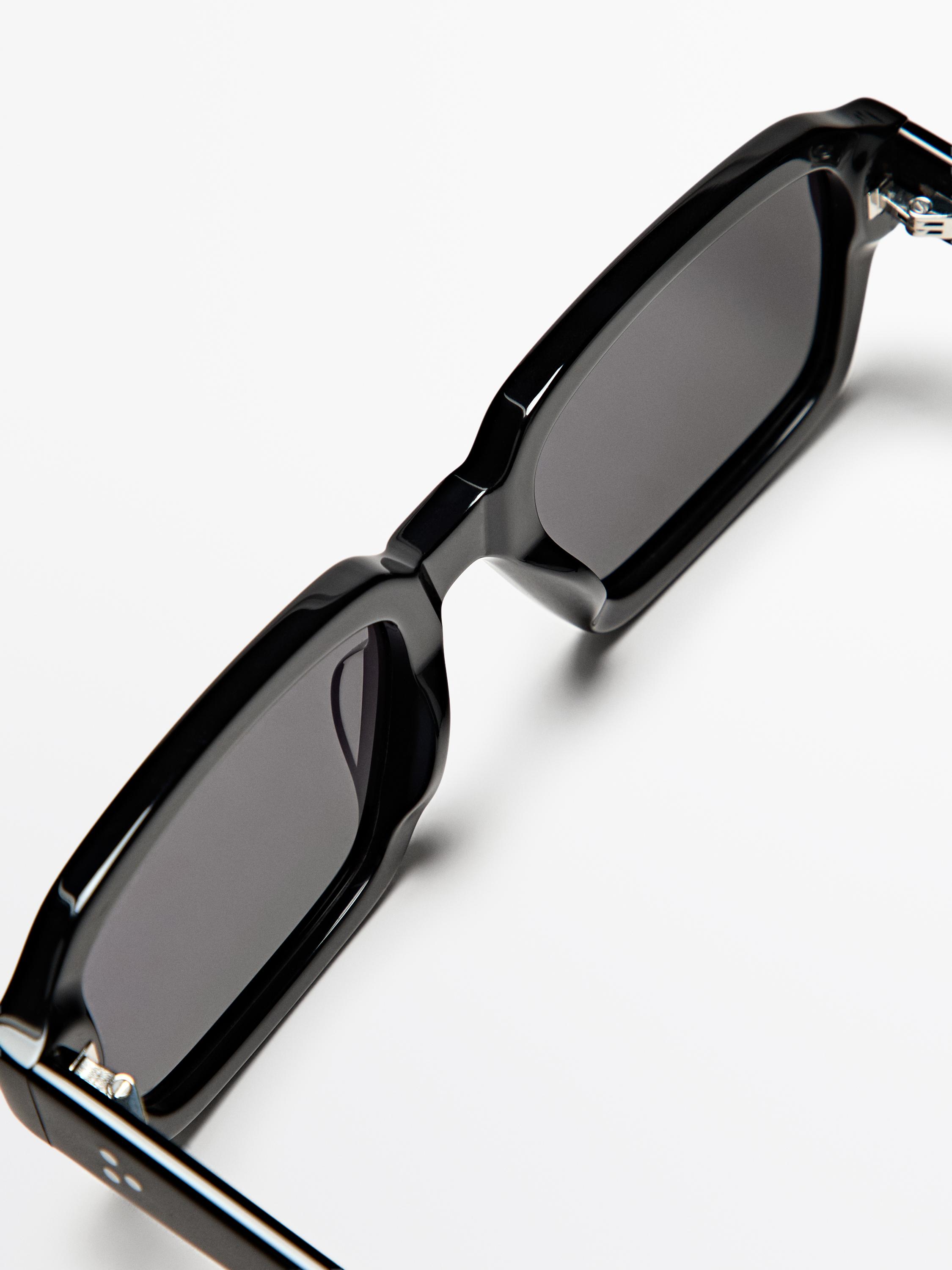 Lunettes de soleil rectangulaires