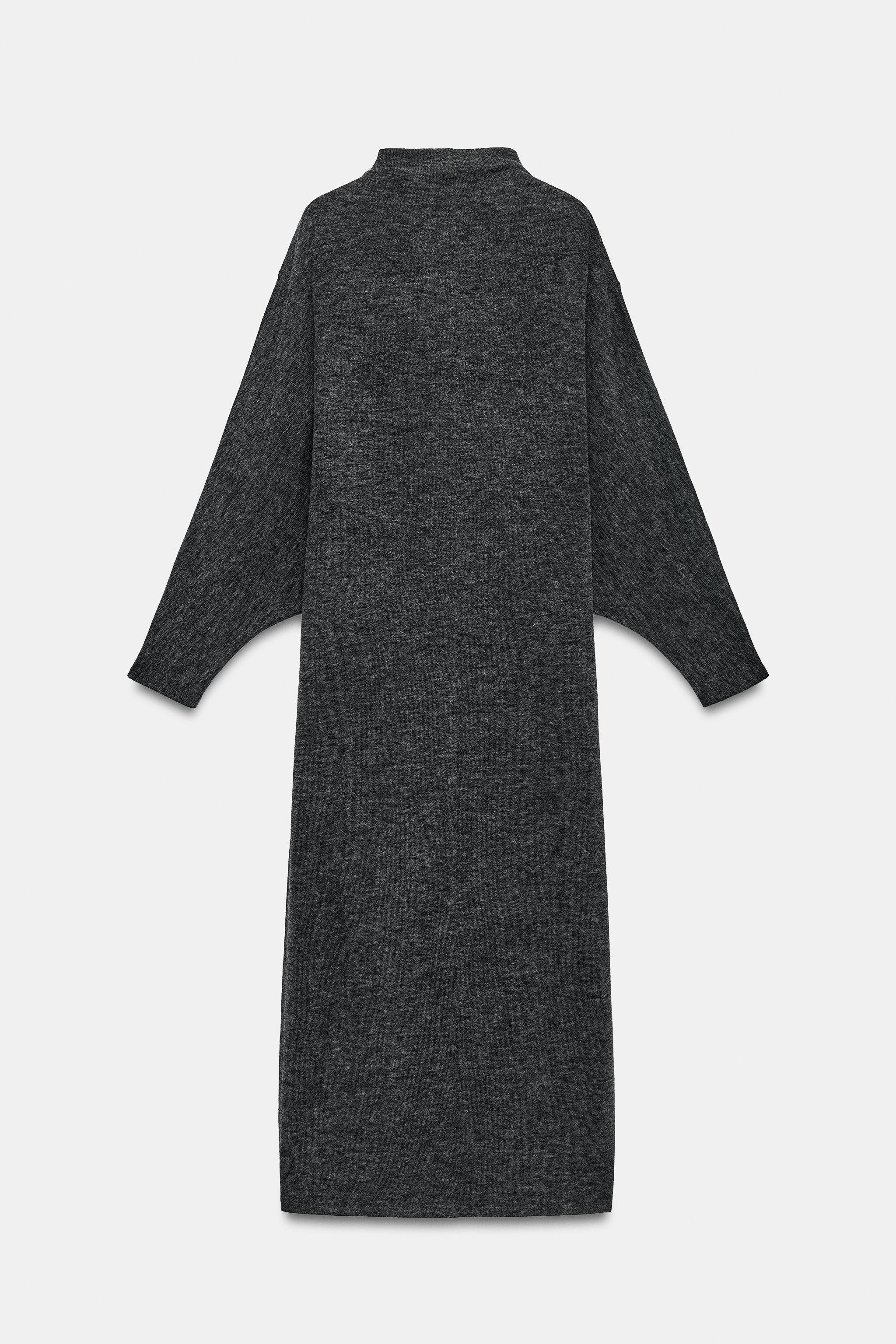 ROBE LONGUE MANCHES CHAUVE-SOURIS