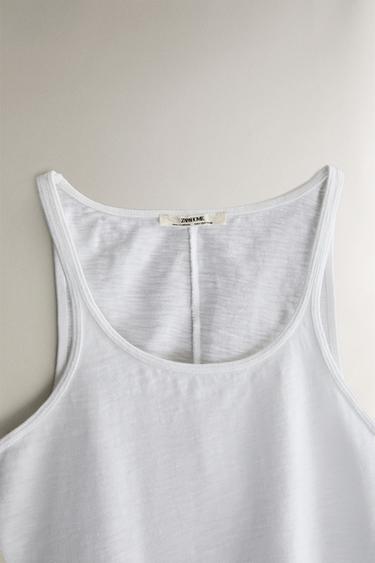 COTTON TOP - White by Zara - Image 1