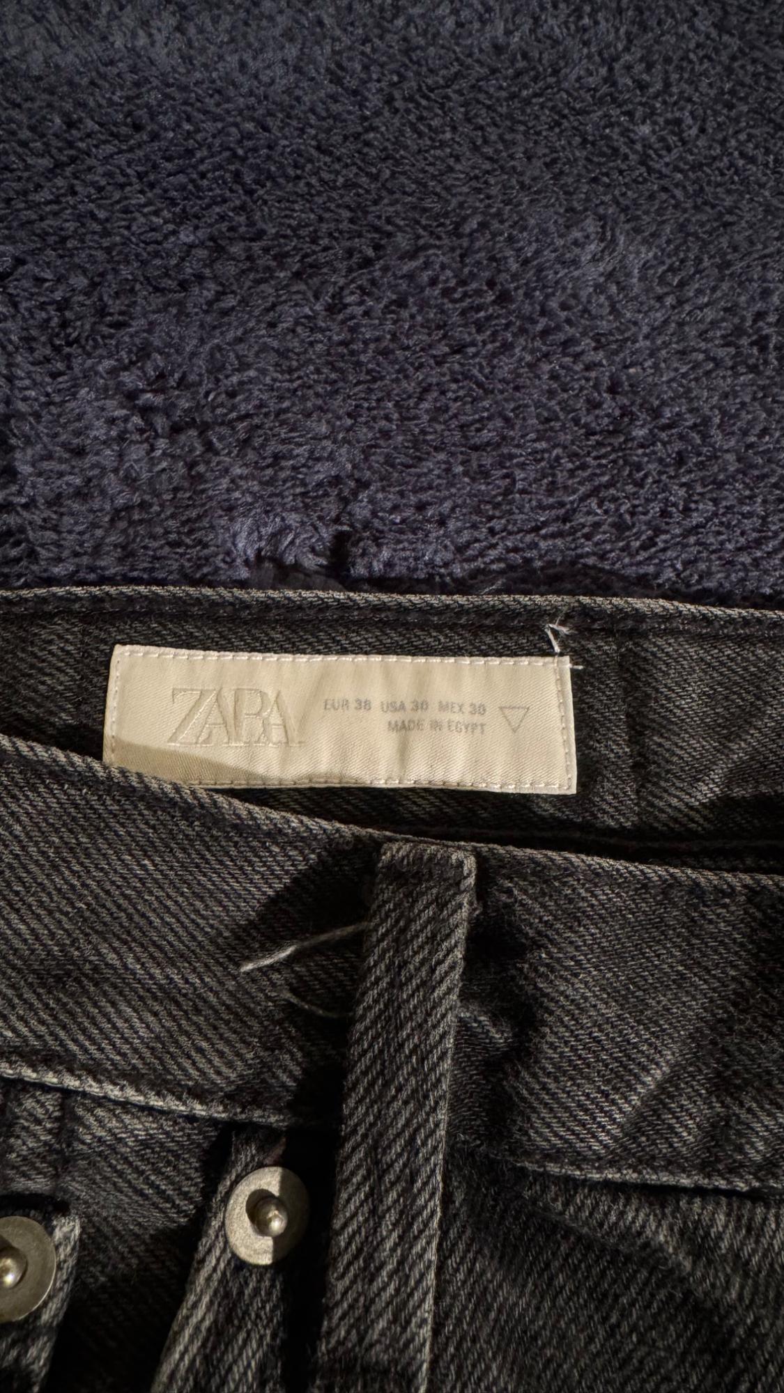 STRAIGHTLEG DENIM BERMUDA SHORTS CHARCOAL - Image 3