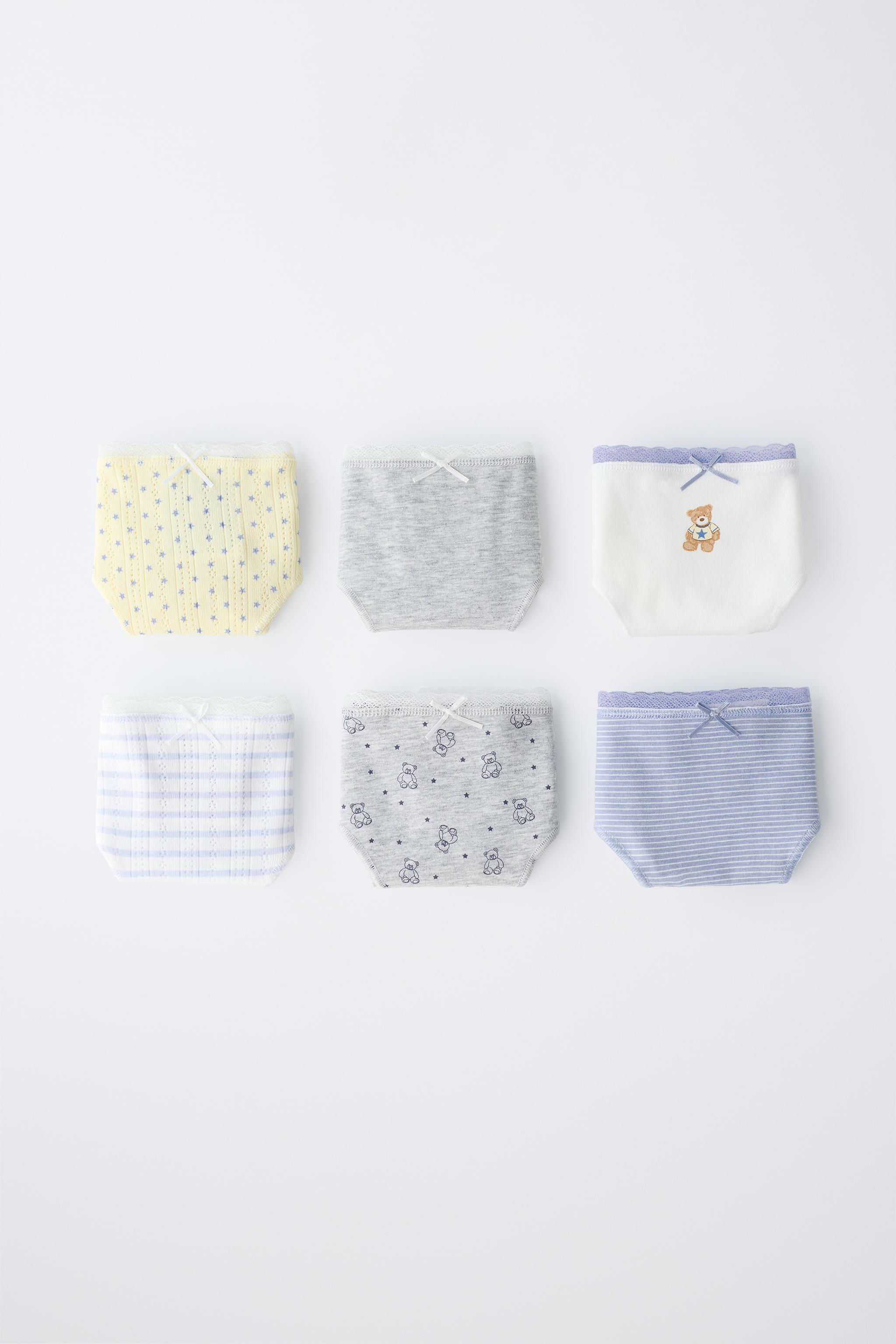 6-14 ANS/ LOT DE SIX CULOTTES OURS