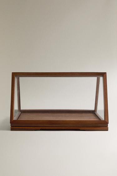 Zara WOODEN DISPLAY STAND - Transparent