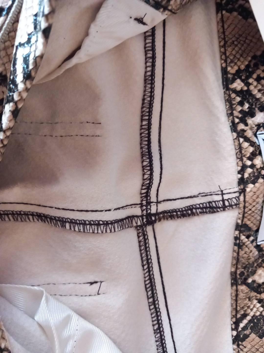 FAUX LEATHER ANIMAL PRINT TROUSERS - Image 7