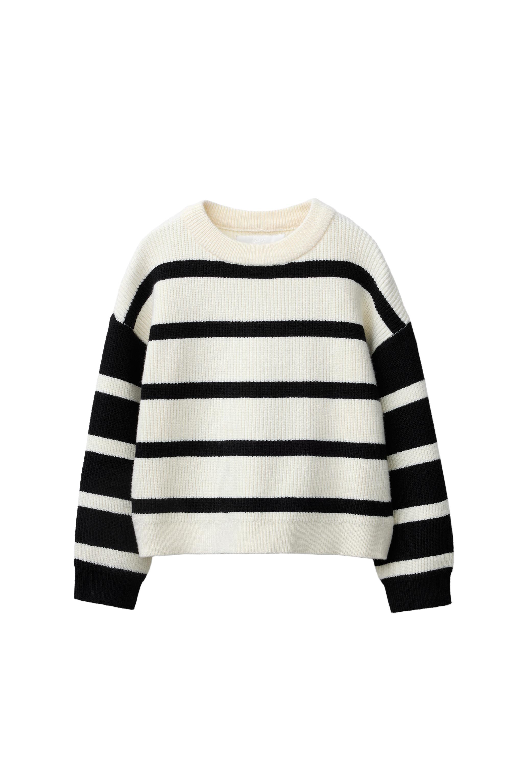 STRIPED KNIT SWEATER - striped | ZARA South Africa