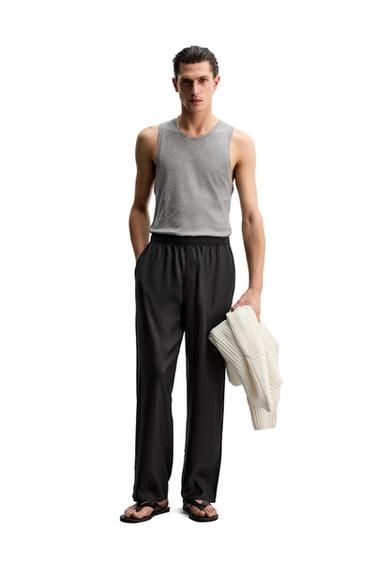 CREPE TANK TOP - Grey marl by Zara