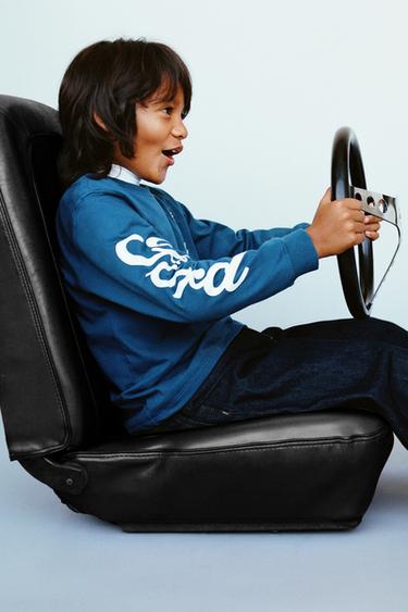 FORD MUSTANG © EMBROIDERED T-SHIRT - Blue by Zara