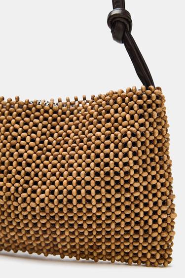 SAC PORTÉ ÉPAULE FANTAISIE - Marron de Zara - Image 5