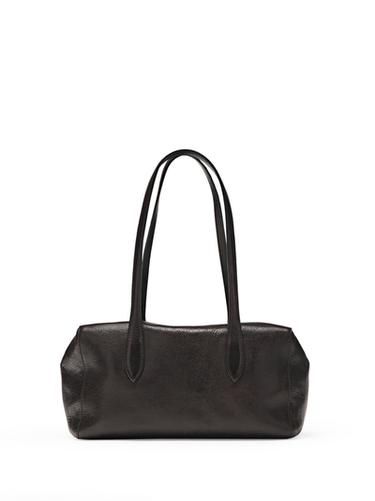 Bolso west satchel piel napa - Marrón de Zara