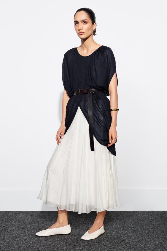 Jupe Pantalon Fluide Zara