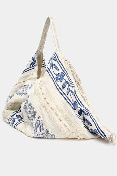 PRINTED SHOPPER BAG - Multicoloured by Zara - Image 3