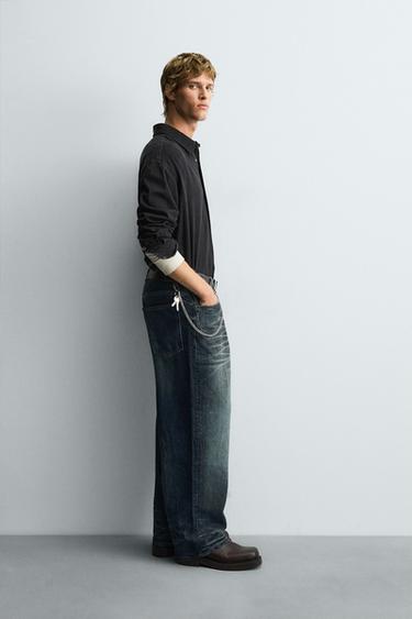 WASHED COTTON SHIRT - Black de Zara - Image 3