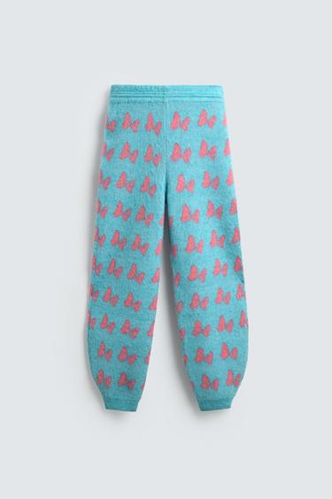 PANTALON EN MAILLE INTARSIA AVEC CORDONS HARRY LAMBERT FOR ZARA X DISNEY - Bleu clair de Zara - Image 2