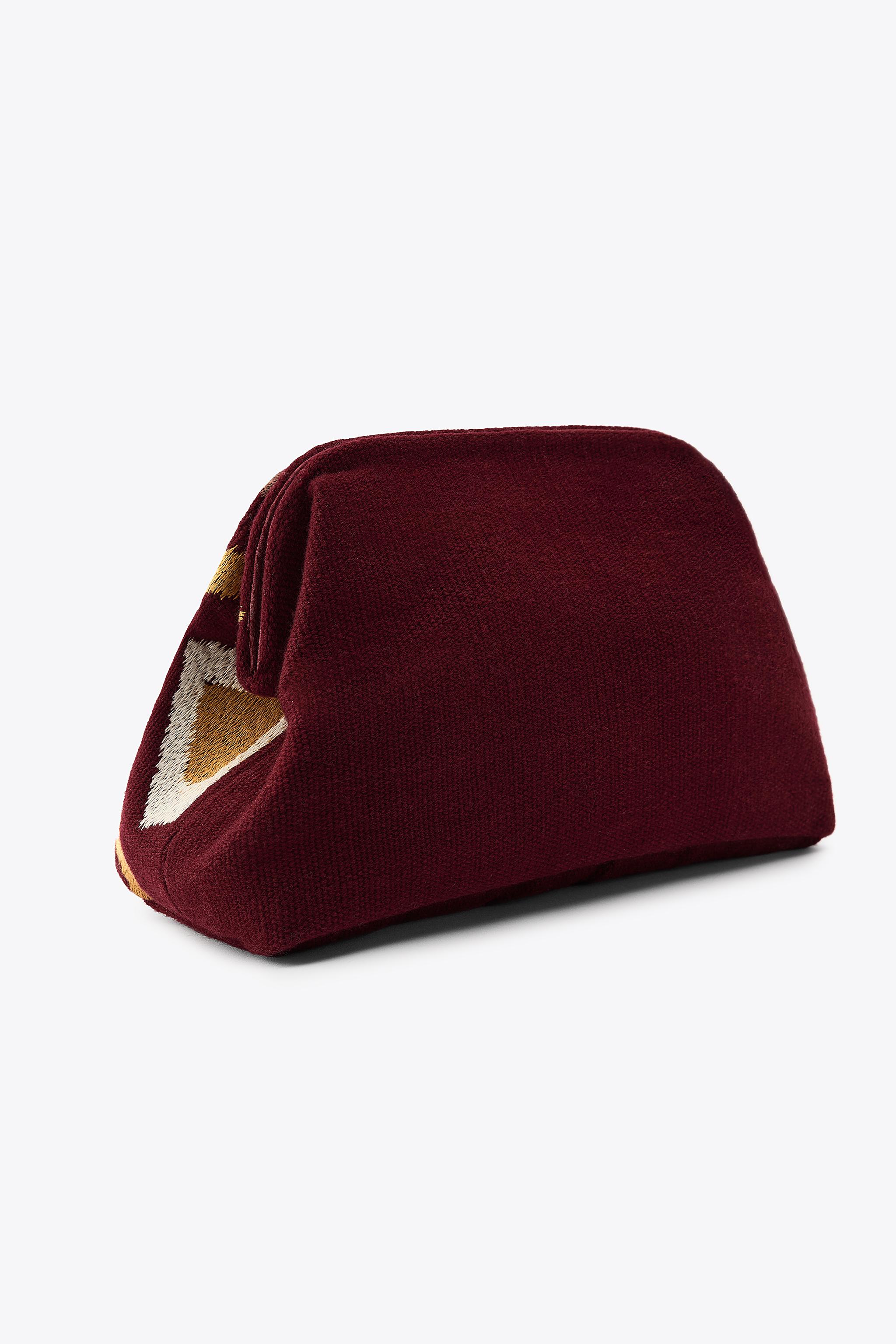 MULTI-COLOR BAG - Maroon | ZARA United States MULTI-COLOR BAG - Maroon | ZARA United States