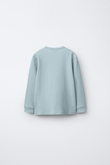 1 1/2-6 ANS/ PYJAMA CÔTELÉ UNI - Vert de Zara - Image 2