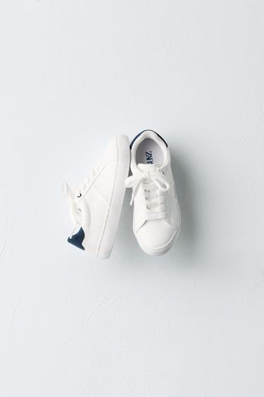 LACE-UP PLIMSOLLS - White by Zara