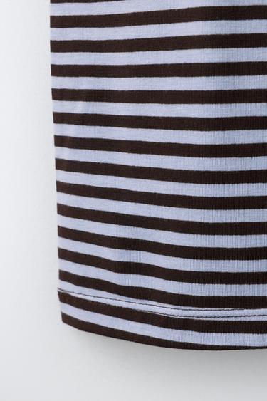 STRIPED T-SHIRT AND BERMUDA SHORTS SET - Blue by Zara - Image 6