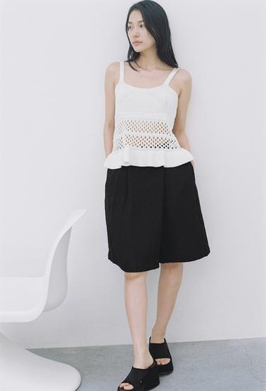 WRAP SKORT - Black by Zara