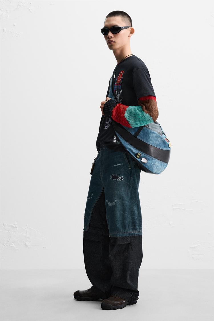 Andersson Bell x Zara レザーショルダーバッグ - ブラック | ZARA  