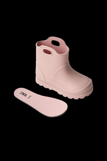 FARBIGE GUMMISTIEFEL - Rosa von Zara