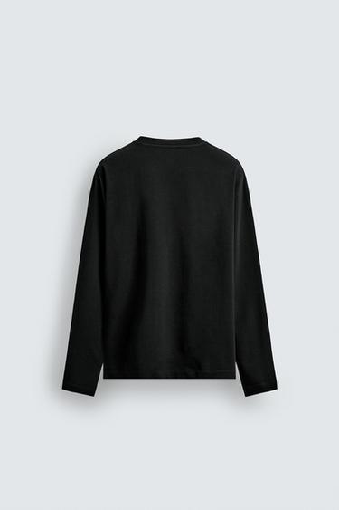 T-SHIRT À PIÈCE DÉS ET CŒURS - Noir de Zara - Image 7