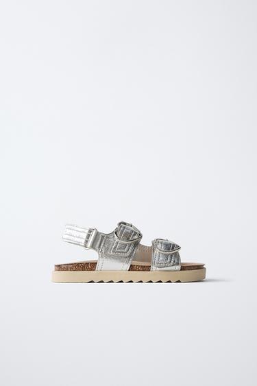 HEART SANDALS - Silver by Zara
