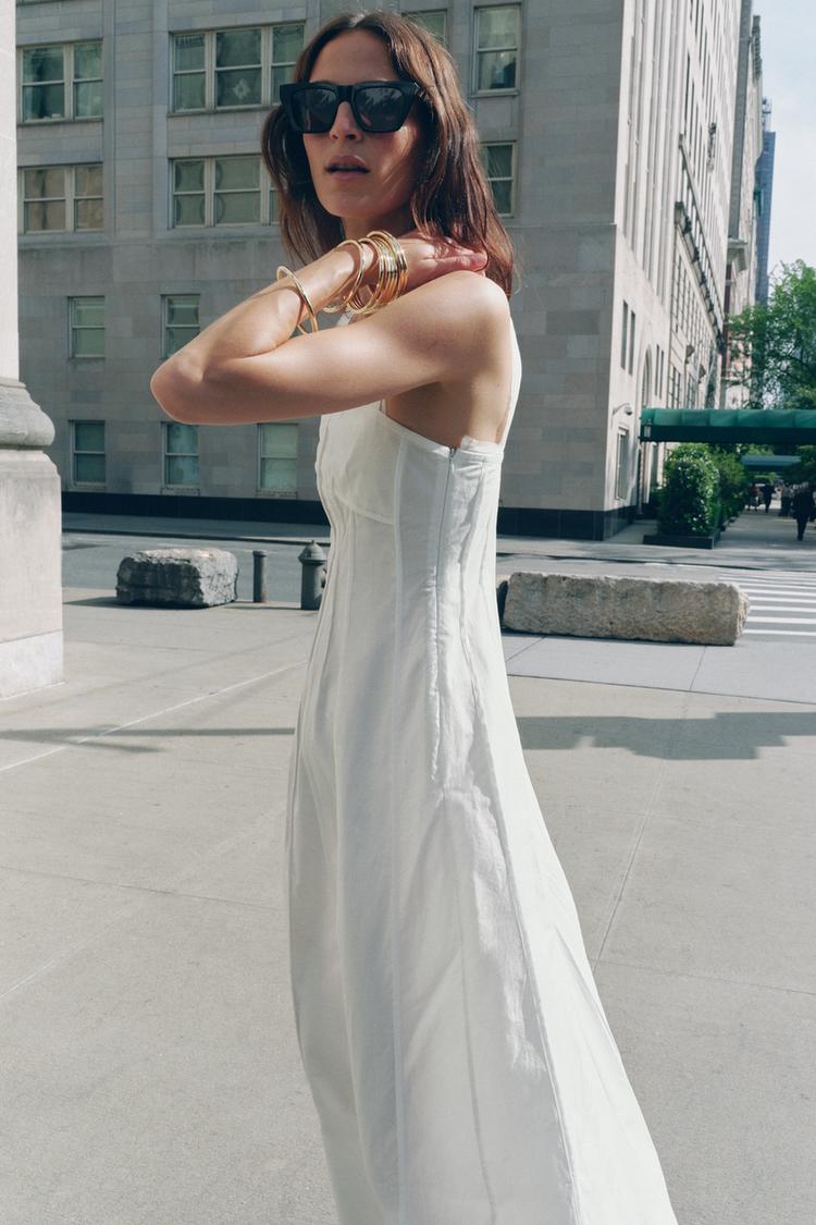 Vestidos Casuales Vestido Blanco Entallado Largo Vestido Novia