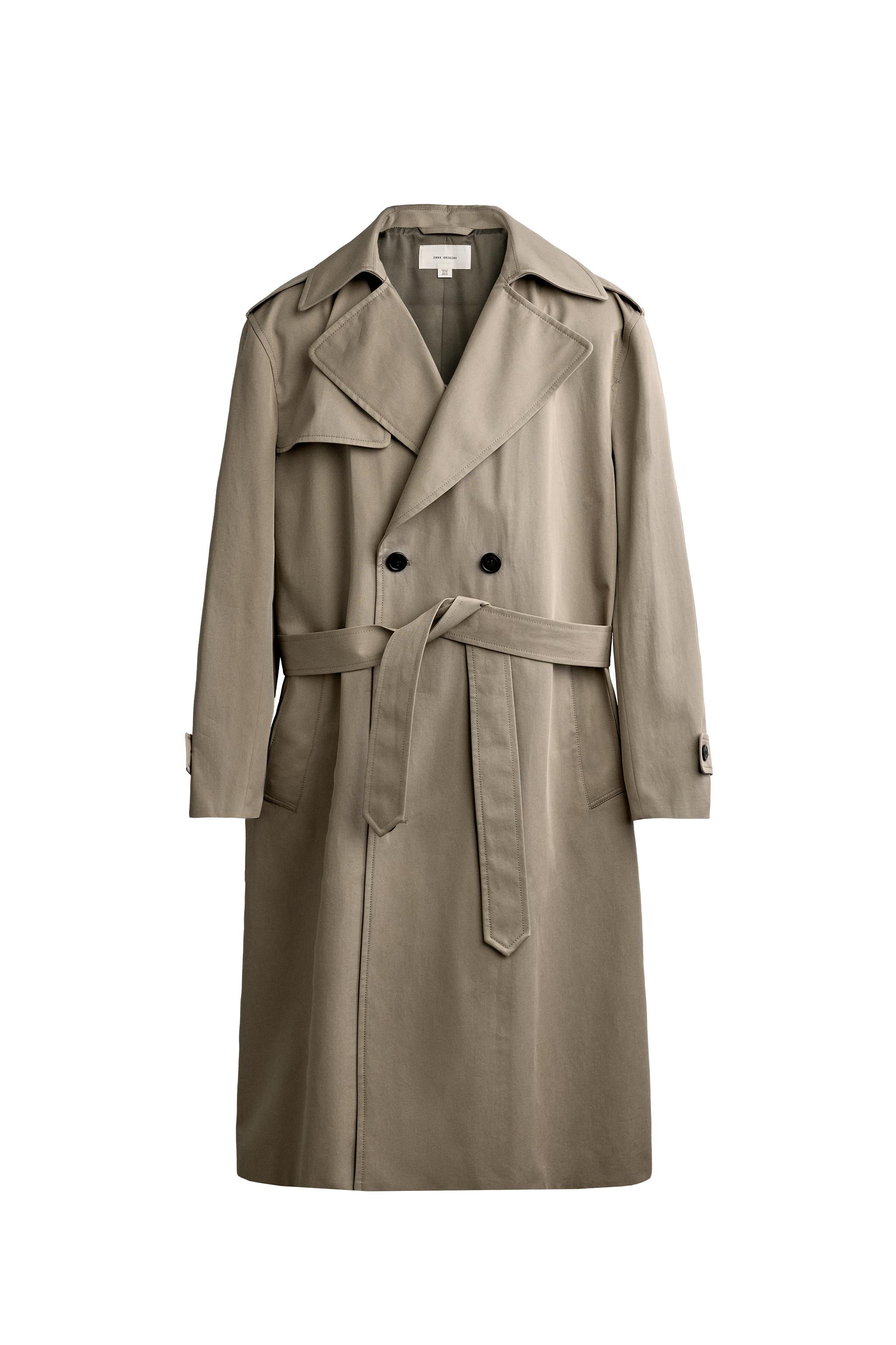 撥水加工入り MANTECO® トレンチコート - ライトベージュ | ZARA Japan