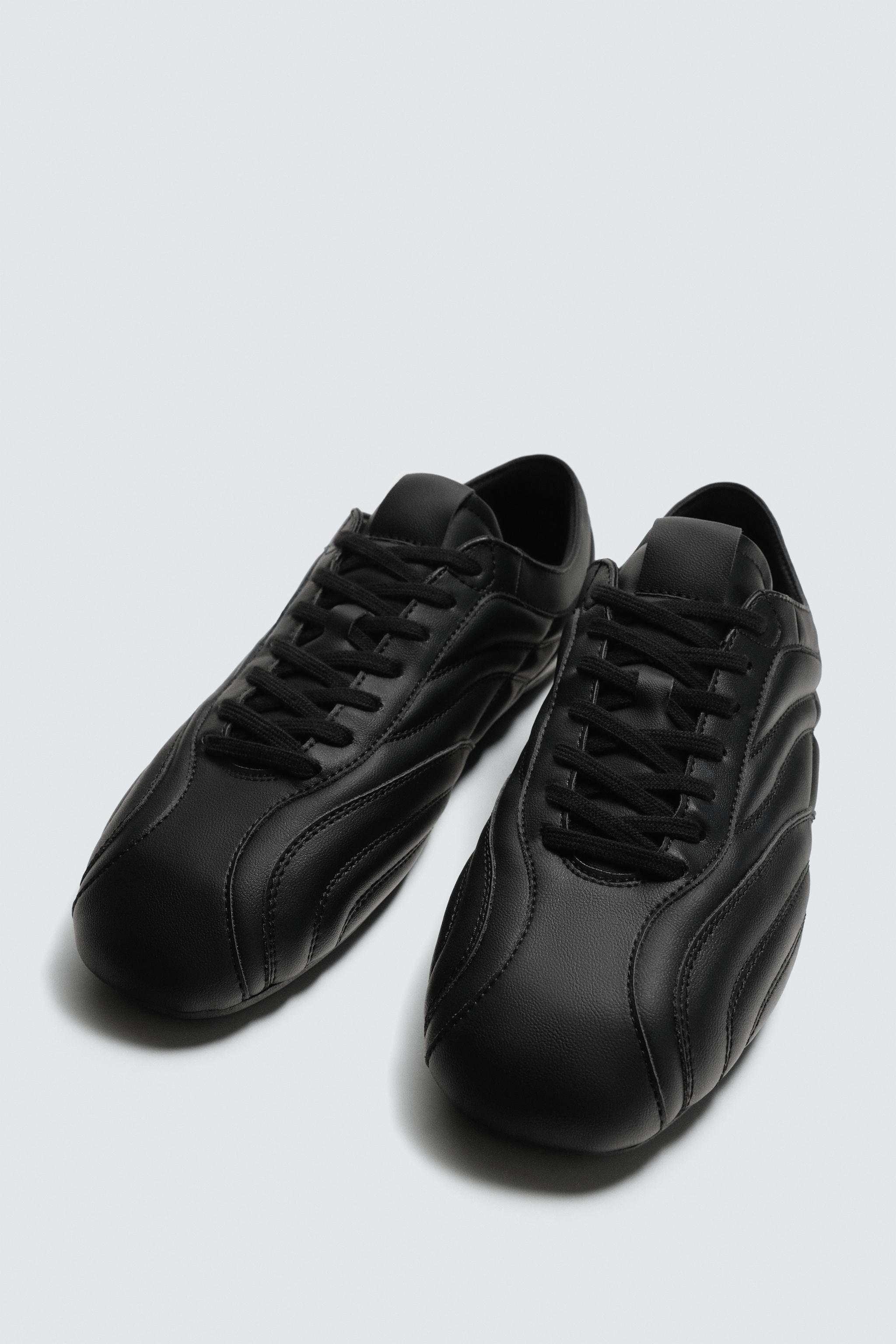 TÊNIS ACOLCHOADO - Preto | ZARA Brasil