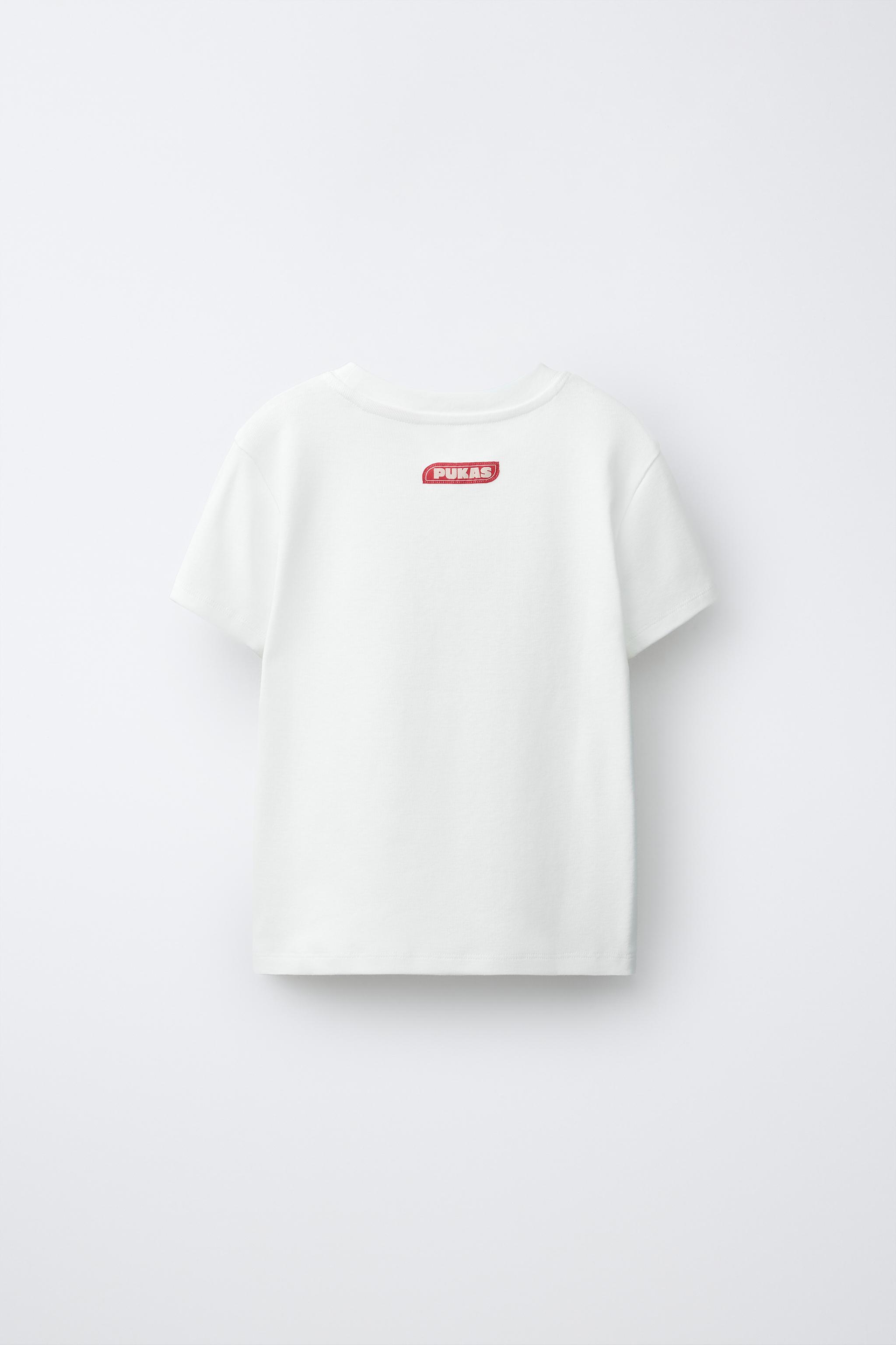 PUKAS SURF PHOTOGRAPH PRINT T-SHIRT — White