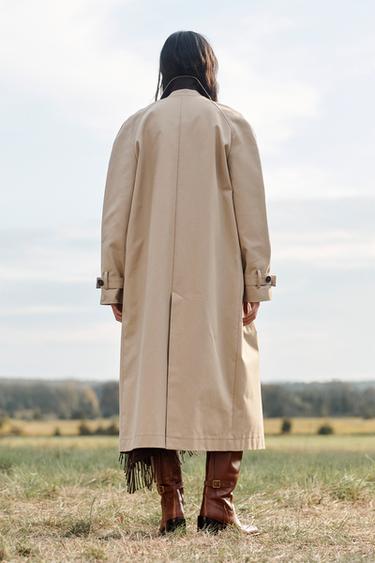 TRENCH DROIT ÉDITION LIMITÉE - Marron clair de Zara - Image 1