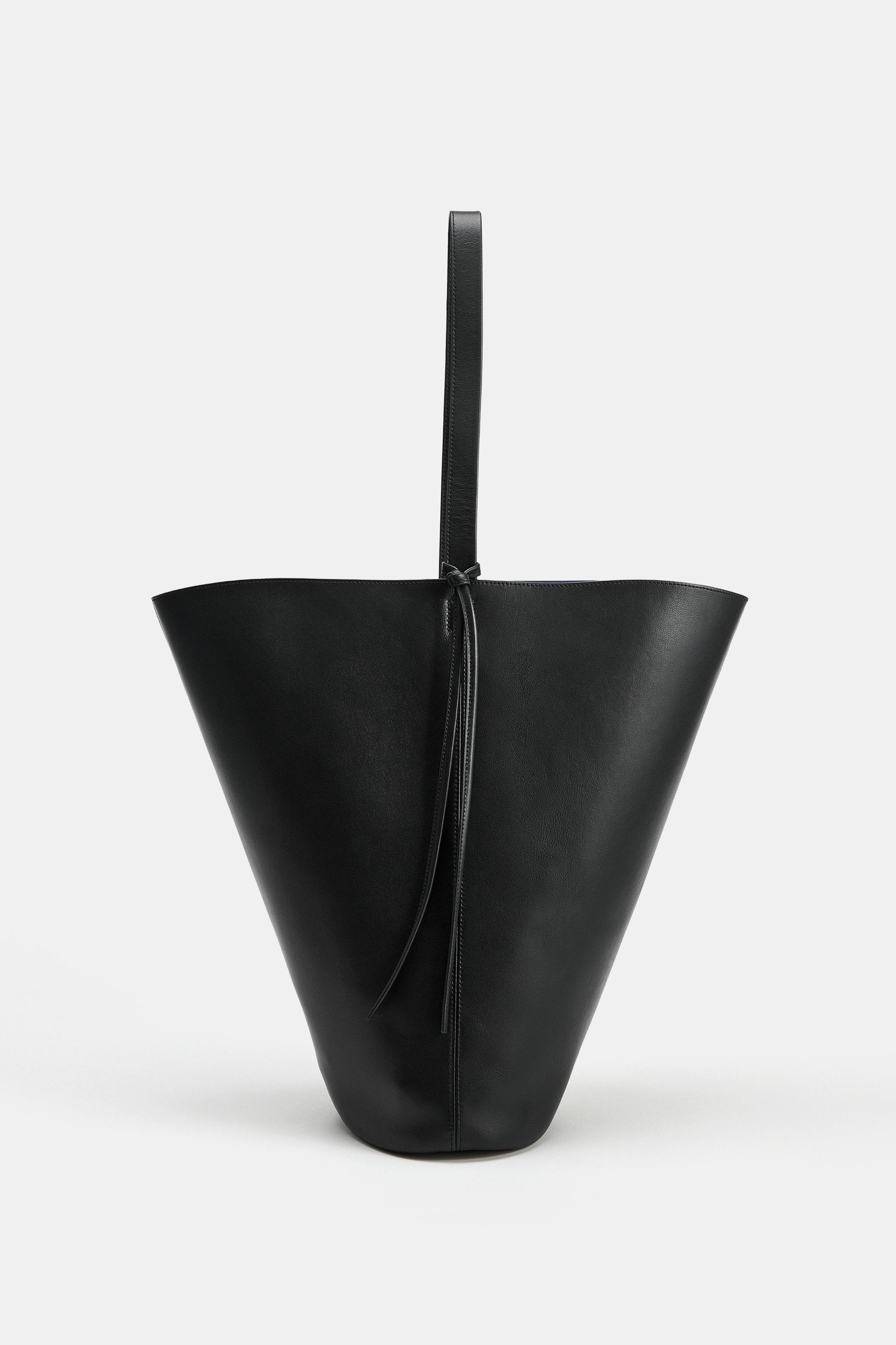 Женские сумки Zara MAXI LEATHER SHOULDER — фото 8