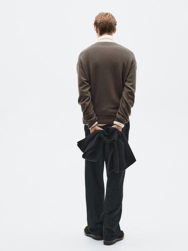 Zara Knit wool blend sweater - LIMITED - Gray