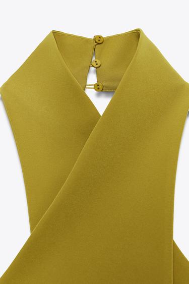 CREPE CROSSOVER TOP - Oil by Zara - Image 4