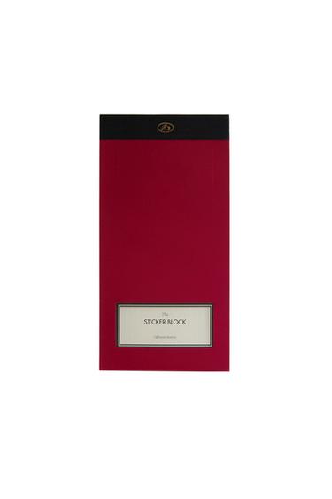 Zara NUMBER STICKERS BLOCK - 紅色