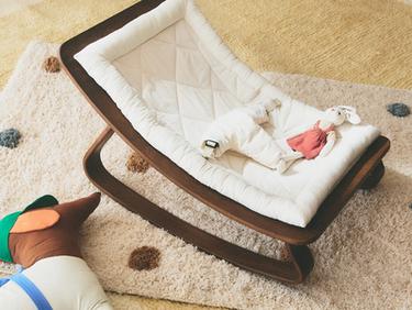 BEECH WOOD BABY HAMMOCK | CHARLIE CRANE — Brown 1