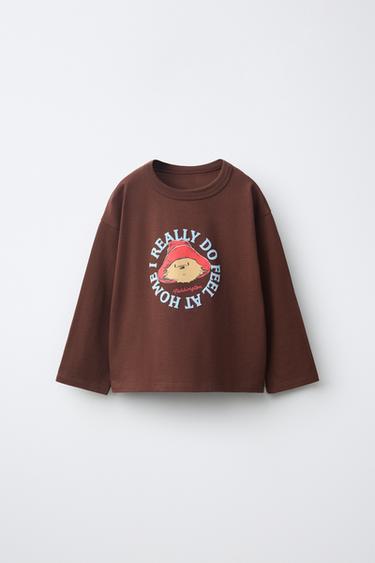 POTISKANA MAJICA PADDINGTON™ - Rjava od Zare