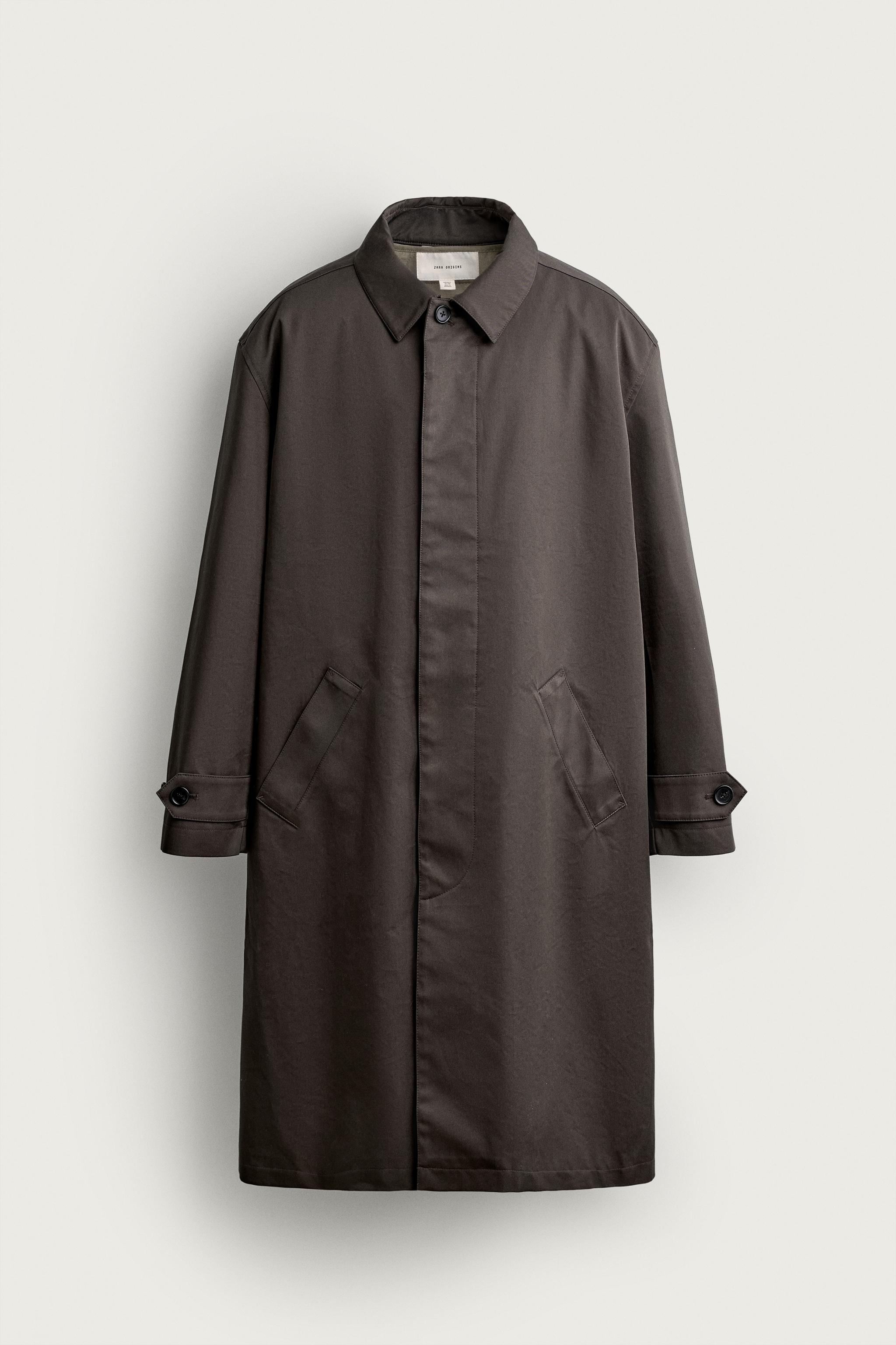 WATER-REPELLENT TRENCH COAT WITH DETACHABLE LINING